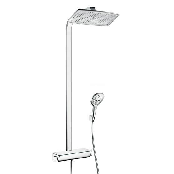 Изображение товара Душевая система Hansgrohe Raindance Select E Showerpipe EcoSmart, 27286000, хром