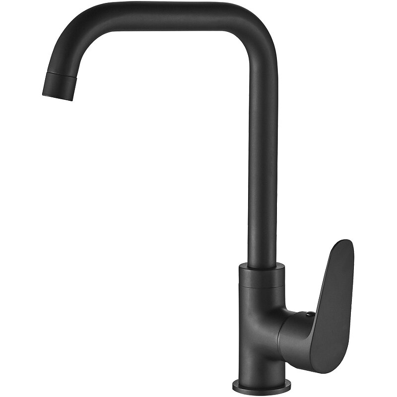 Изображение товара Смеситель WesnaArt Nova NOV03-150Black черный матовый для кухонной мойки