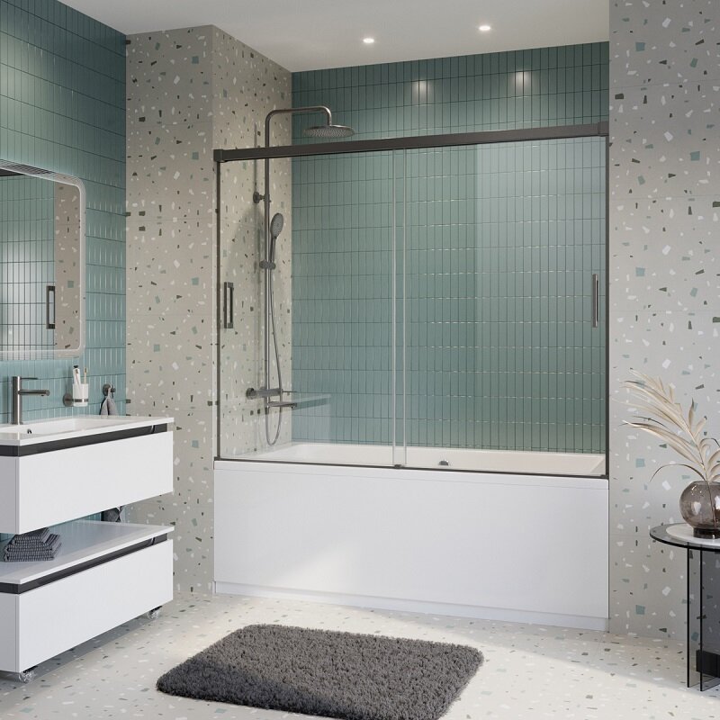 Изображение товара Душевая шторка Cezares Tandem-Soft-VF-2-180/145-C-GM-IV