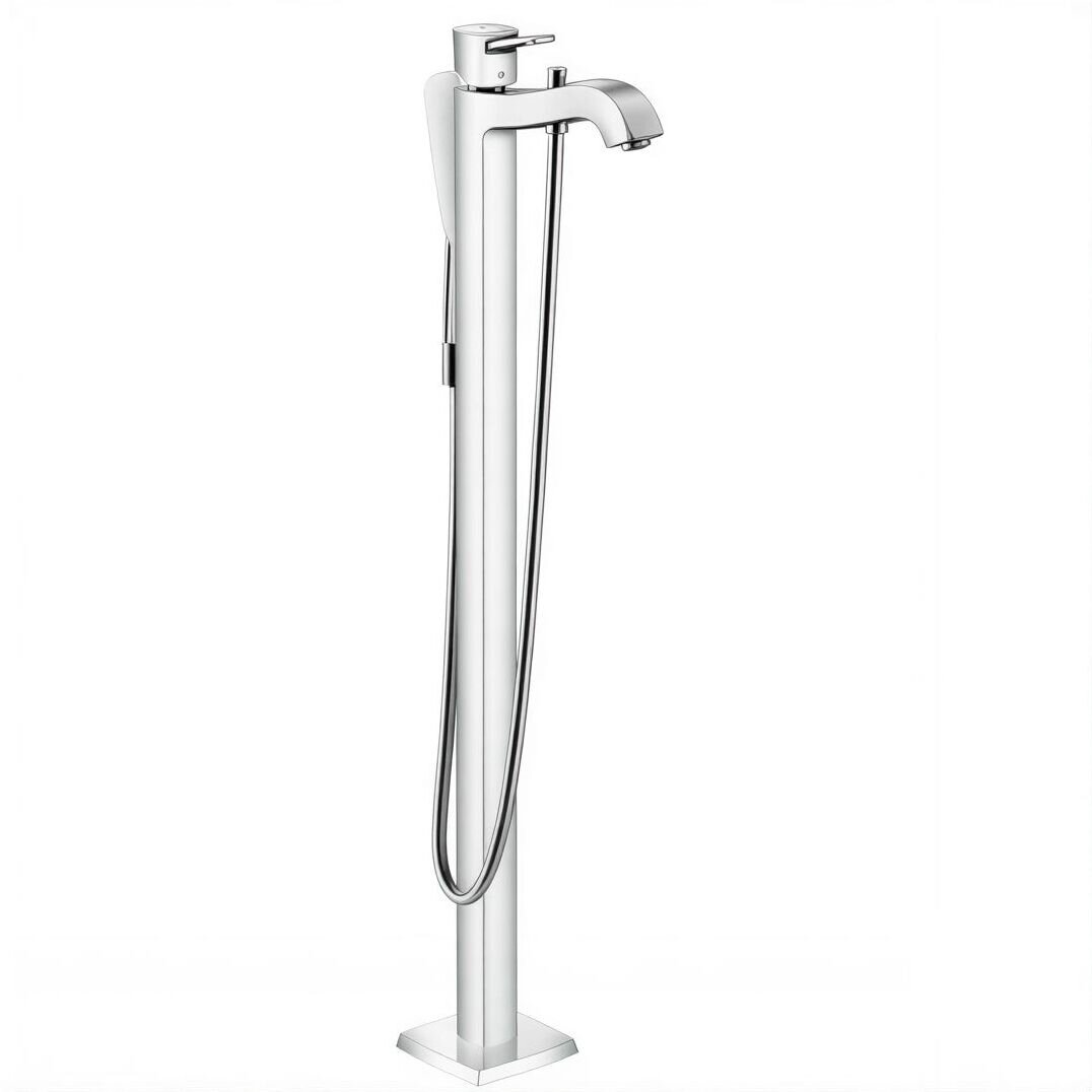 Изображение товара Смеситель для ванны и душа Hansgrohe Metropol Classic, 31445000, напольный, хром Изображение товара Смеситель для ванны и душа Hansgrohe Metropol Classic, 31445000, напольный, хром
