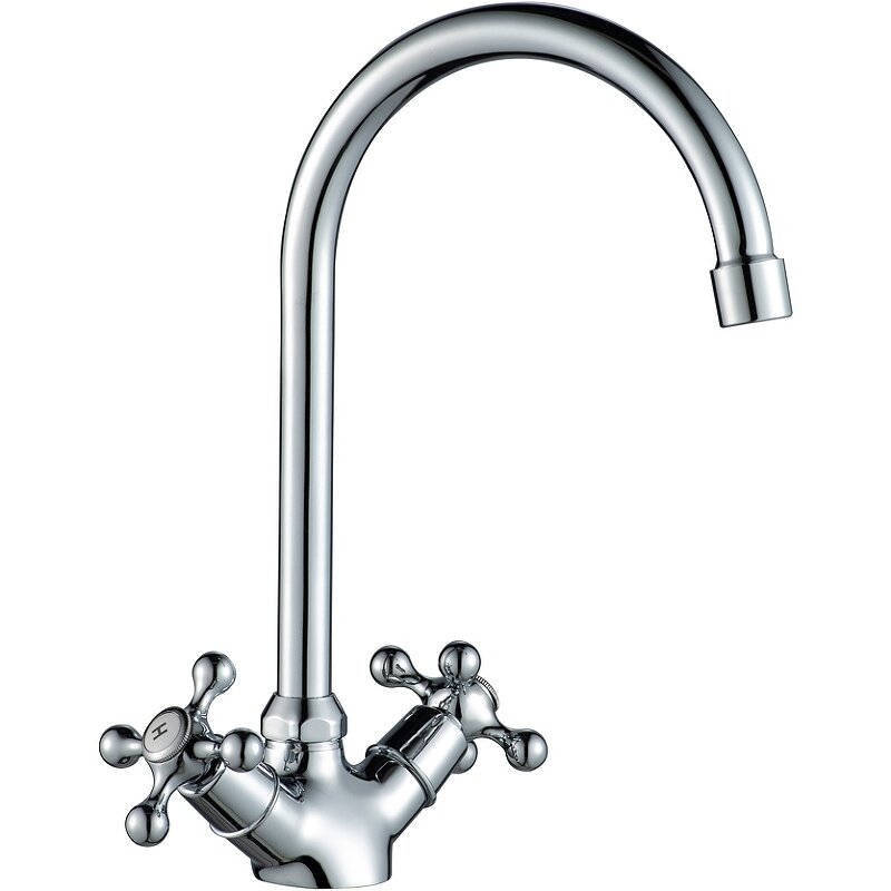 Изображение товара Кухонный смеситель WesnaArt Rassvet RAS02-110 хром с поворотным изливом