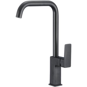 Изображение товара Смеситель для кухонной мойки WesnaArt Narcis NAR06-150BL-25432, черный матовый