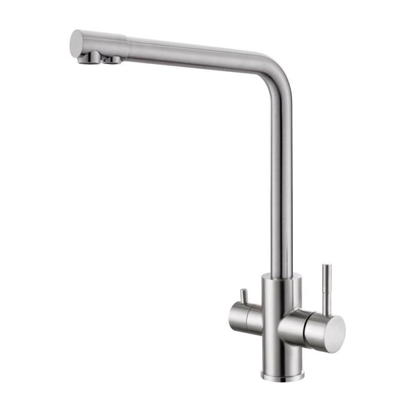 Изображение товара Смеситель для кухонной мойки WesnaArt Eco EKO05-151, с подключением к фильтру, сатин Изображение товара Смеситель для кухонной мойки WesnaArt Eco EKO05-151, с подключением к фильтру, сатин