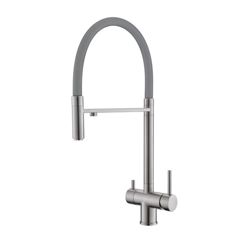 Изображение товара Смеситель для кухонной мойки WesnaArt Eco EKO05-161 с подключением к фильтру сатин