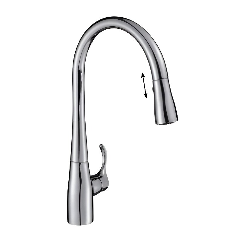 Изображение товара Смеситель Jacob Delafon Simplice 596D-VS для кухни, нержавеющая сталь Изображение товара Смеситель Jacob Delafon Simplice 596D-VS для кухни, нержавеющая сталь