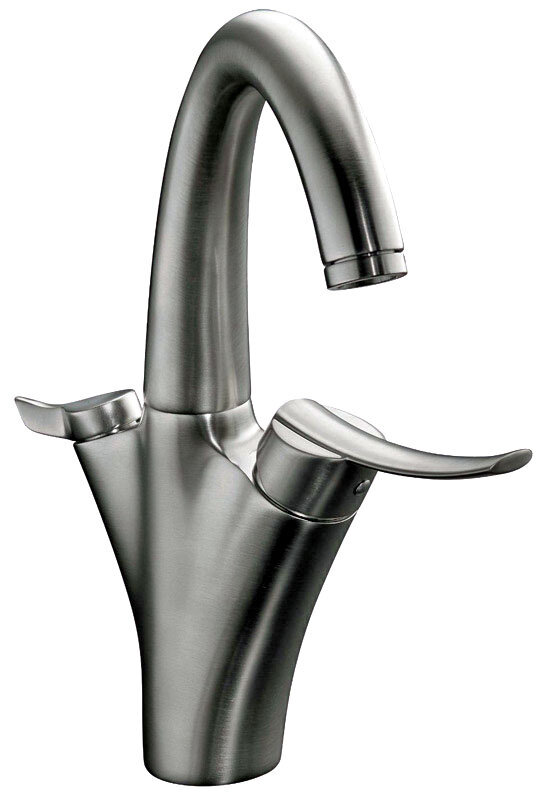 Изображение товара Современный однорычажный кухонный смеситель Jacob Delafon Carafe с фильтром, хром
