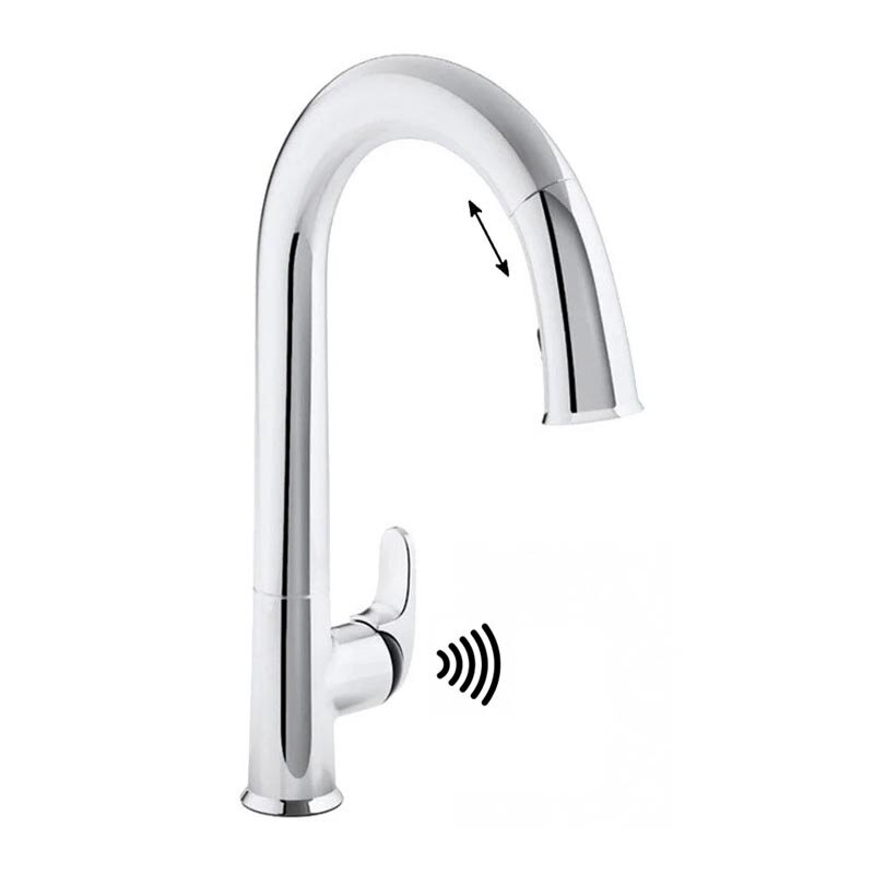 Изображение товара Смеситель Jacob Delafon SENSATE E72218-B7-CP для кухни