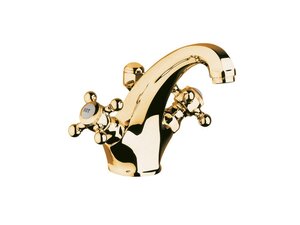 Изображение товара Смеситель Kludi Adlon для раковины латунь хром Германия двухвентильный 14 см