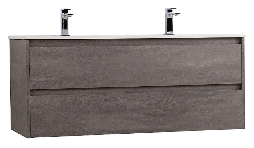 Изображение товара Тумба под раковину BelBagno Kraft 120 см подвесная Cemento Grigio