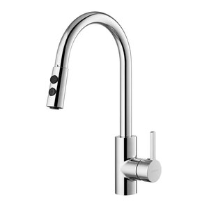 Изображение товара Смеситель для кухонной мойки Arrow AG4506 с выдвижным изливом хром