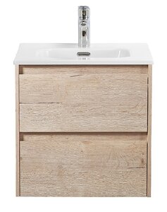 Изображение товара Тумба под раковину BelBagno Kraft-500-2C-SO-RGB 50 см, подвесная, Rovere Galifax Bianco