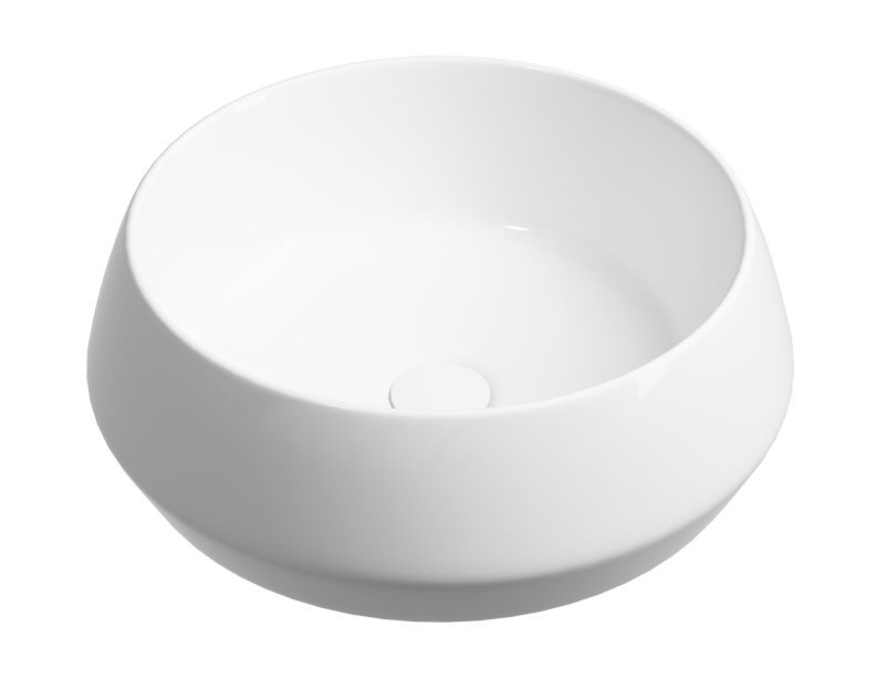 Изображение товара Раковина Ceramicanova Maya CN12004 40 см круглая из фарфора накладная белая