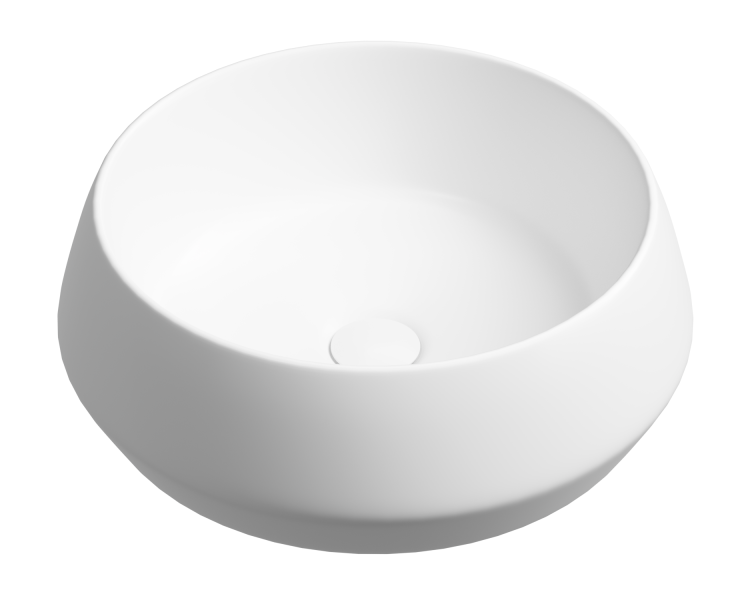 Изображение товара Раковина Ceramicanova Maya CN12004MW, 40 см, накладная, фарфор, белый матовый