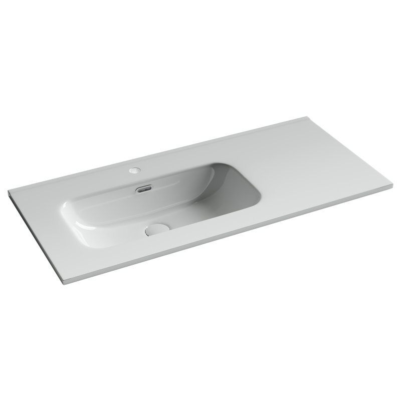 Изображение товара Раковина Ceramicanova Element CN7003L/CN7003R, 100 см, сантехфарфор, чаша слева/чаша справа, белый Изображение товара Раковина Ceramicanova Element CN7003L/CN7003R, 100 см, сантехфарфор, чаша слева/чаша справа, белый