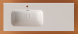Изображение товара Раковина Ceramicanova Element CN7006L/CN7006R, 120 см, сантехфарфор, чаша слева/чаша справа, белый