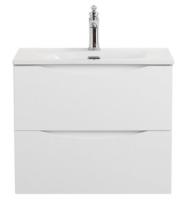 Изображение товара Тумба под раковину BelBagno Marino-Cer-Mini-500-2C-SO-BO-P 50 см, подвесная, Bianco Opaco/белая матовая