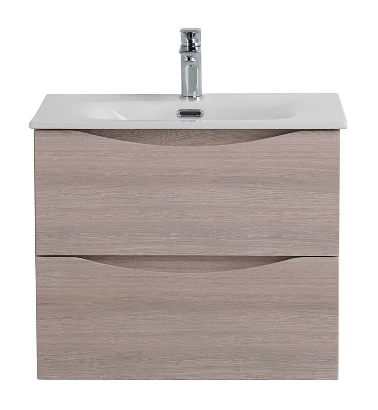 Изображение товара Тумба под раковину BelBagno Marino-Cer-Mini-500-2C-SO-RG-P 50 см подвесная Rovere Grigio