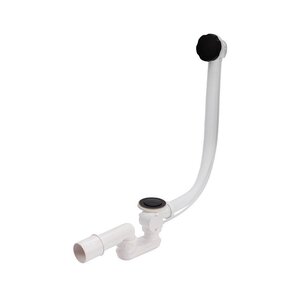 Изображение товара Слив-перелив для ванны Aquanet V55R, 323243, 70 см, полуавтомат, черный