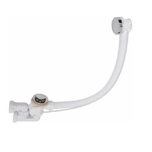 Изображение товара Слив-перелив для ванны Aquanet V55R, 264949, 70 см, полуавтомат, хром