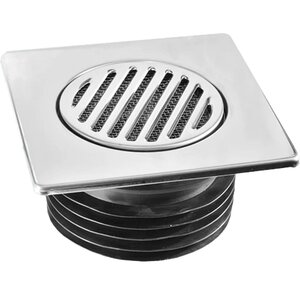 Изображение товара Дренажный трап McAlpine MRFGC3SNRV-110 149 x 149 мм хром комбинированный затвор