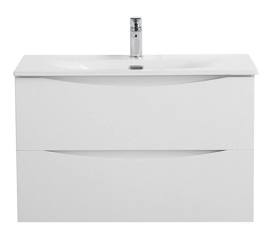 Изображение товара Тумба под раковину BelBagno Marino-Cer-Mini-700-2C-SO-BL-P, 70 см, подвесная, Bianco Lucido