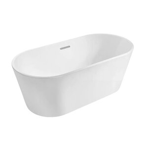 Изображение товара Ванна акриловая Arrow A1702TQU1, 170 x 80 см, с ножками, со сливом-переливом, цвет белый