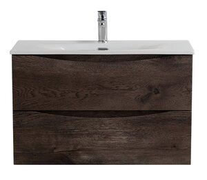 Изображение товара Тумба под раковину BelBagno Marino-Cer-Mini-800-2C-SO-RNG-P, 80 см, подвесная, Rovere Nature Grigio