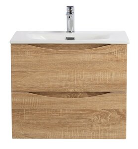 Изображение товара Тумба под раковину BelBagno Marino-Cer-N-700-2C-SO-WO-P 70 см подвесная Rovere Bianco