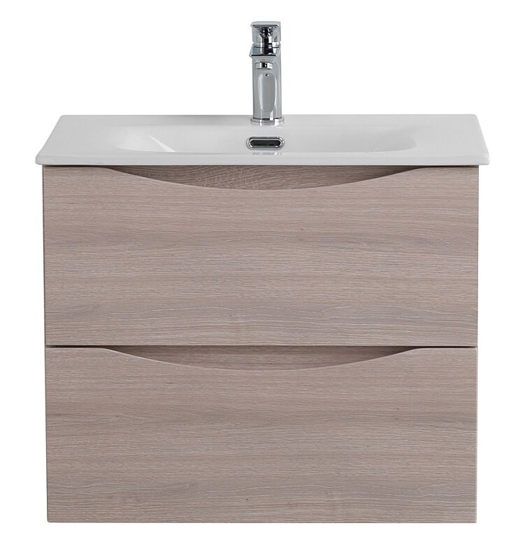 Изображение товара Тумба под раковину BelBagno Marino-Cer-N-700-2C-SO-RG-P 70 см подвесная Rovere Grigio