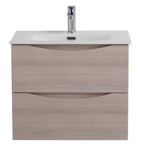 Изображение товара Тумба под раковину BelBagno Marino-Cer-N-700-2C-SO-RG-P 70 см подвесная Rovere Grigio