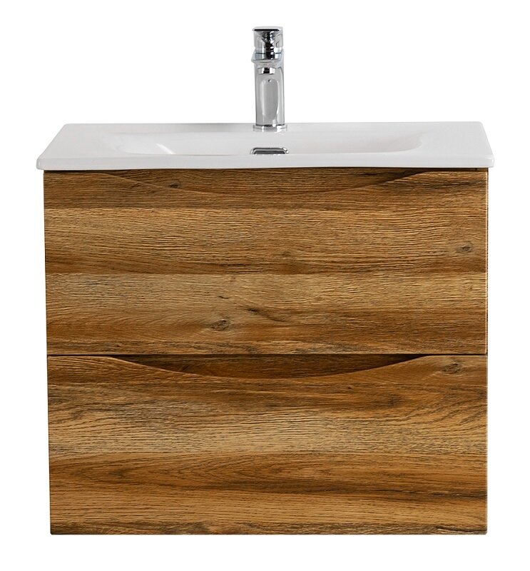 Изображение товара Тумба под раковину BelBagno Marino-Cer-N-700-2C-SO-RR-P 70 см подвесная Rovere Rustico