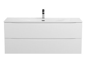 Изображение товара Тумба под раковину BelBagno Marino-Cer-N-1200-2C-SO-BO-P 120 см подвесная Bianco Opaco