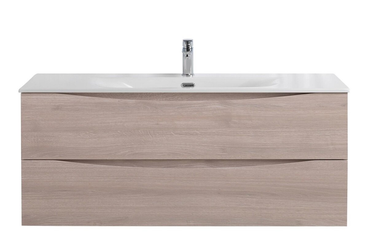 Изображение товара Тумба BelBagno Marino-Cer-N-1200-2C-SO-RG-P Подвесная Rovere Grigio 120 см