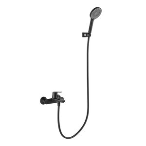 Изображение товара Смеситель для ванны и душа Arrow AG3609MB, с душевым гарнитуром, цвет черный