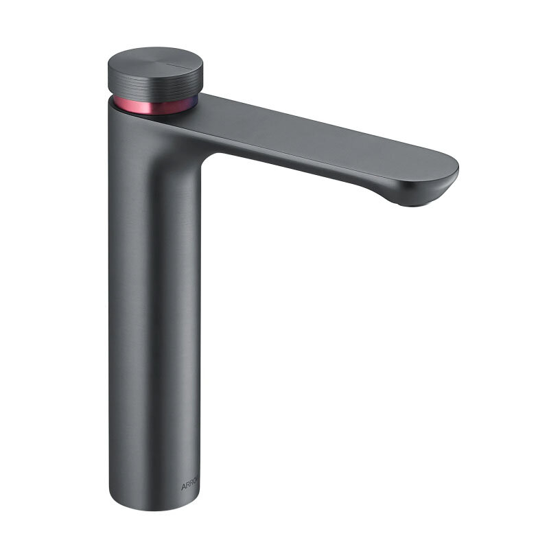 Изображение товара Смеситель для раковины Arrow AMP11872-1AGG серый, латунь, однорычажный