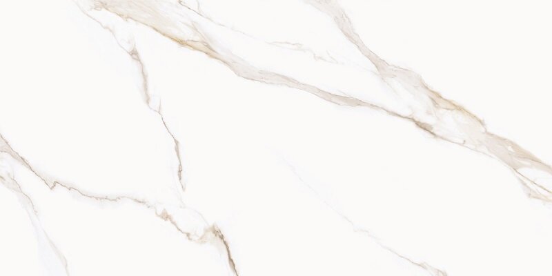 Изображение товара Керамогранит Delacora Calacatta Milazzo Gold 120x60 см с сахарным эффектом