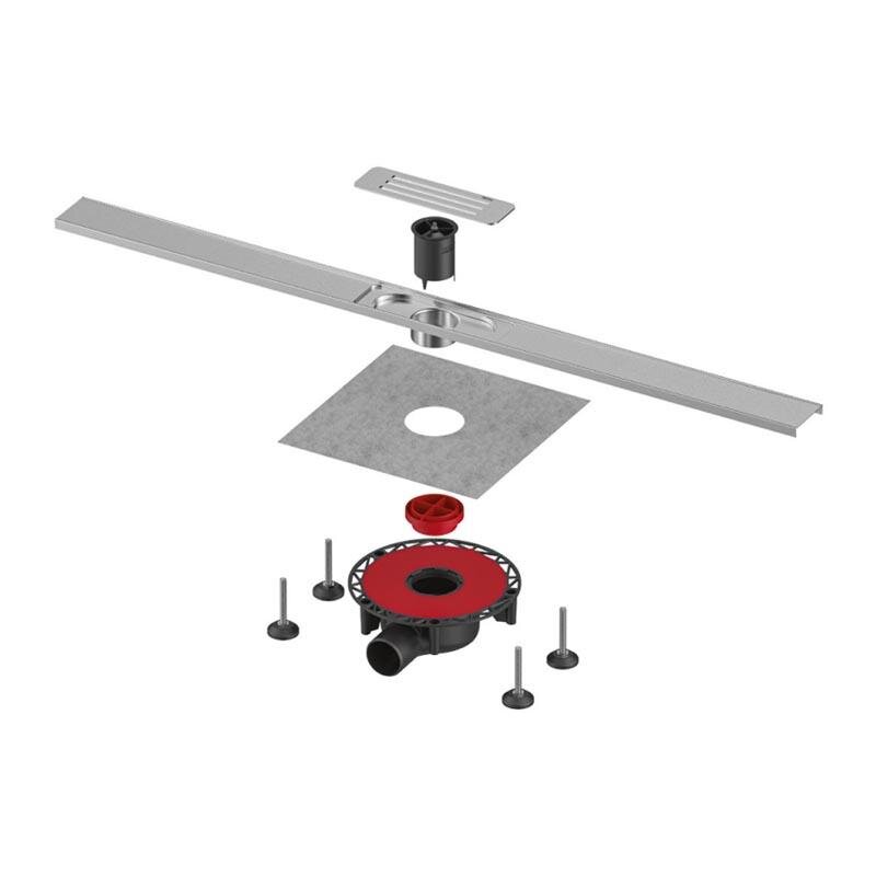 Изображение товара Дренажный канал TECE TECElineo 15301100, подрезной, хром, Германия