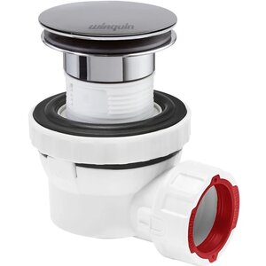 Изображение товара Сифон для раковины Wirquin Nano 6.7 30724230, с возможностью прочистки сверху, цвет хром