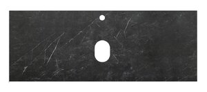 Изображение товара Столешница BelBagno KEP-120-MNO, 120 см, керамогранит, Marmo Nero Opaco