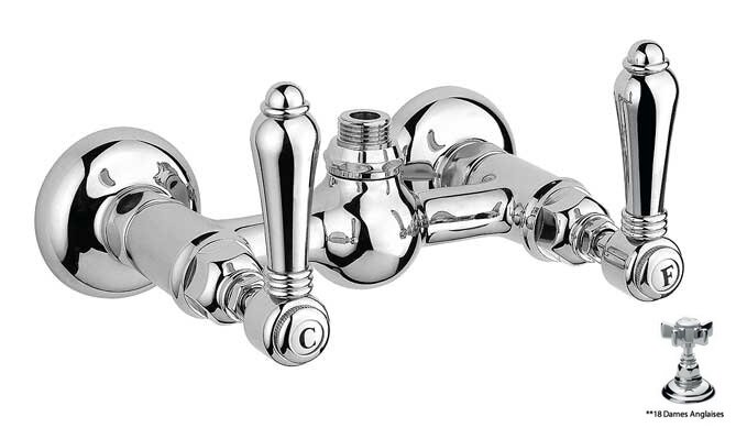 Изображение товара Смеситель Nicolazzi Dames Anglaises 1425CR18 для душа, хром, ручки Dames Anglaises