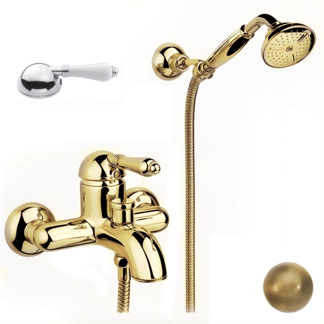 Изображение товара Nicolazzi P.M. Blanc 3401BZ76: смеситель для ванны и душа, бронза
