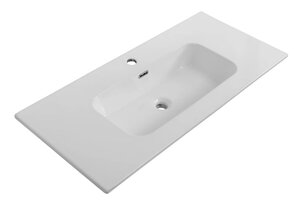 Изображение товара Раковина Cezares Duet CZR-8095-100, 101 см, керамика, белый