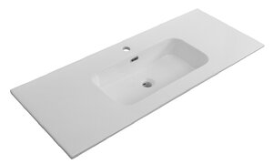 Изображение товара Раковина Cezares Duet CZR-8095-120, 121 см, керамика, белый Изображение товара Раковина Cezares Duet CZR-8095-120, 121 см, керамика, белый