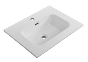 Изображение товара Раковина Cezares Duet CZR-8095-60 61 см керамическая белая стандартная