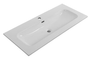 Изображение товара Раковина керамическая прямоугольная Cezares Eco CZR-8073-100 101 см белая