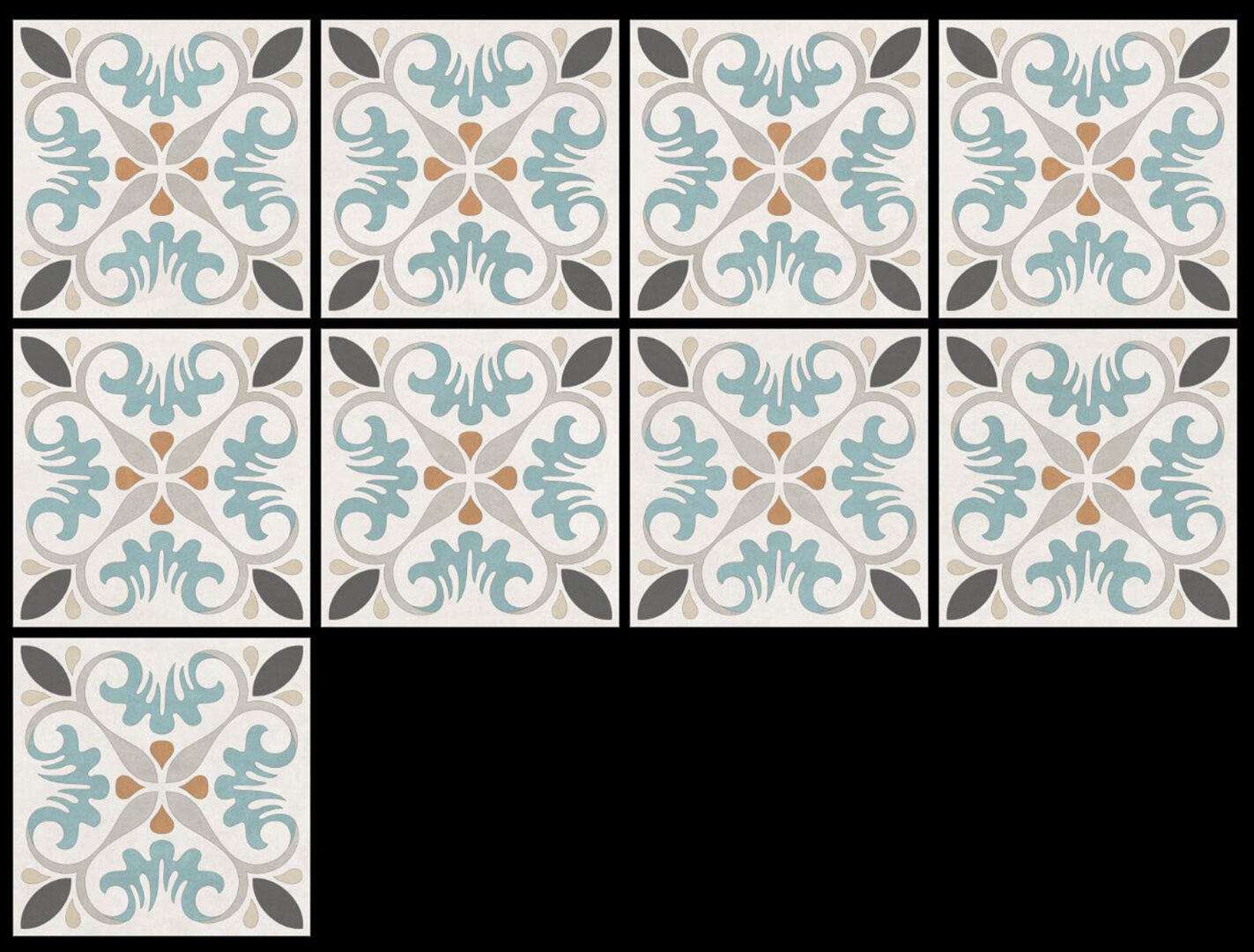 Изображение товара Керамогранит NewTrend Design Art Laura 20x20 см матовый разноцветный