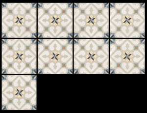 Изображение товара Керамогранит NewTrend Design Art Damask GP2020DGA11, 20 x 20 см, матовый, цвет разноцветный