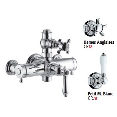 Изображение товара Смеситель Nicolazzi Termostatico 4917CR18 для душа с термостатическим управлением