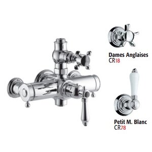 Изображение товара Cмеситель Nicolazzi Termostatico 4917CR18 для душа, хром/Petit M.Blanc/Dames Anglaise
