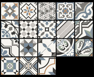 Изображение товара Керамогранит NewTrend Design Art Design Mix 2 GP2020DMX23, 20 x 20 см, матовый, цвет разноцветный